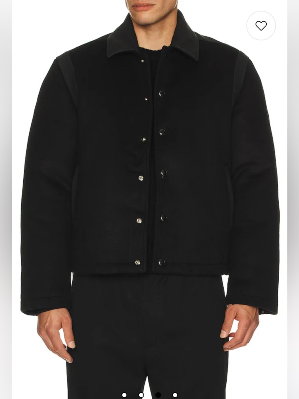 NWT Men’s Krost Mercer Varsity Jacket Black‎